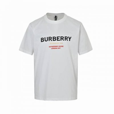 本地自取：140 burberry/巴宝莉 字母标语印花短袖 春夏新款Logo印花情侣短袖 经典耐看，时尚精简的一款标语T 无多余花里胡哨，随意搭配感受英式风格