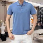 p230 Hermes* 款号：25216 25夏季新款硅胶字母厚版滴胶工艺 面料采用进口120支细珠纯棉 简约百搭款Polo短袖，顶级原单辅料元素打造，潮男时