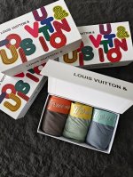 Louis Vuitton Lv硅胶男士内裤 面料触感舒服 设计独特 走线整实 裤腰松紧弹性非常好 抗菌内档 3D立体剪裁 贴合裆部曲线 舒适大空间 精美礼盒包