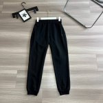 女款长裤！Descente 迪桑特25年新款女款休闲运动裤束腿小脚裤专柜新款长裤 Dst空气棉黑硅胶标净版宽松版型口袋拉链女裤 针织空气棉卫裤运动健身跑步休闲裤