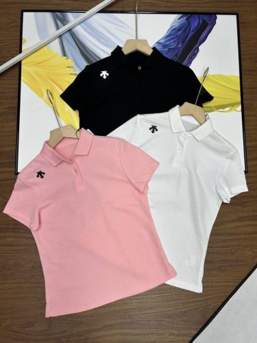 迪桑特女士polo衫三色齐发 Descente Training Tough面料 休闲商务款女款短袖polo衫 官网售价920全部走官网订单 同步发售Tough