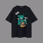 上新款号：B178 高品质版本，Lv驴家夏日系列短袖，高品质压花，不掉胶，不开裂，颜色鲜艳！面料采用260克纯棉毛精梳棉面料，上身效果宽松休闲，三标齐全 ，男女
