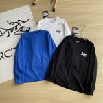 主图210 长袖推荐Arc'teryx 始祖鸟 双色Kragg Sl Cotton Bird Tile 男女同款棉质长袖T恤 春季新款，专柜同步在售！面料柔软细
