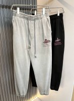 Vivienne Westwood 薇薇安 威斯特伍德 2025春夏新款男女同款休闲裤，意大利原厂订单渠道，极具个性高级风，标志Logo刺绣工艺设计！宽松阔版型