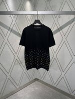 驴家 25Ss新款棉质烫钻短袖T恤 男女同款！ 码数：S.M.L.