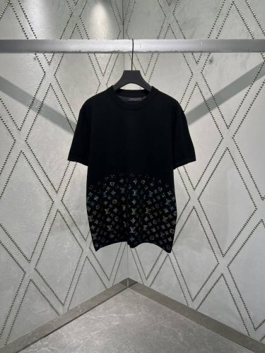 驴家 25Ss新款棉质烫钻短袖T恤 男女同款！ 码数：S.M.L.