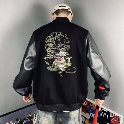 上新 Evisu福神25款佛尊重工刺绣复古夹克棒球服男女同款 高品质官网发售款｜超级推荐｜超人气单品Ins小红书热门爆款 万针金线高密度刺绣 超级立体 情满怀满