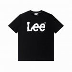 独家 韩国订单Lee印花男女同款短袖T恤 Lee经典大字母印花短袖 Lee经典大Logo印花短袖 260G纯棉面料柔软舒适亲肤经典基础的圆领设计搭配胸前简单的L