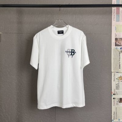 C22 balenciaga 巴黎世家 300高克重 立体胶工艺 独家专供新款原单男士休闲短袖 高端定制 高版本 时尚百搭爆款 进口面料 手感超柔软细腻 穿着亲
