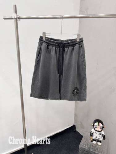 Chrome Hearts 克罗心 25S S 水洗马蹄棉质短裤五分裤 顶级面料品质短裤，夏季搭配绝对高级好看！！高端版本，欢迎随意对比！！整体版型一级棒！！面