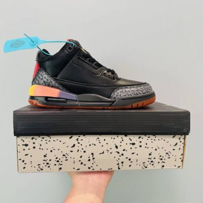 落日Nike Air Jordan 3 Retro Hide Andsneak Aj3 乔丹3代 Aj3 乔3 乔丹篮球鞋系列 辅以标志性的爆裂纹元素 经典的荔