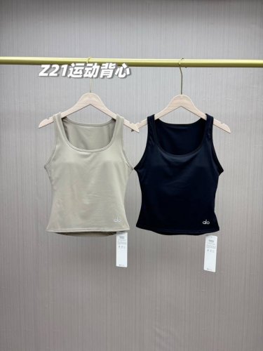 一包两件 真原单 比价请绕道 Alo Yoga 2025新款双面云感瑜伽背心两件套 自带罩杯免穿内衣运动背心 打造完美身材 第三代云感面料 内里高弹橡筋 真正的