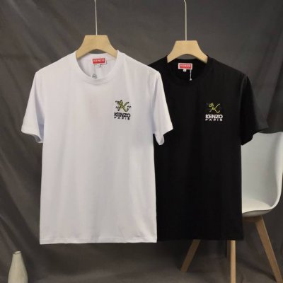 高品质 夏季新款高田家Kenzo刺绣情侣款短袖T恤。 简洁的版型风格，简单大方，大气百搭，走线工整细致，版型宽松，更加友好！上身超级有型，内搭外穿都可。 优质莫