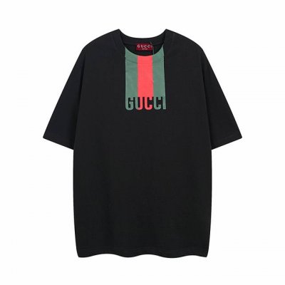 全年有货不下架 #Gucci古驰#2025早春系列，经典印花，官方原版,定制32支双纱纯棉面料，克重260G，手感松软细腻又比一般棉布料扎实，舒适透气不易变形，
