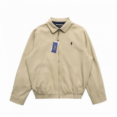 顶级复刻版本] 品名: Ralph Lauren 拉夫劳伦 新款美式经典翻领老干部复古夹克外套 尺码：S-Xl 颜色：黑色 咖啡色 卡其色 原版吊牌水洗标+ 电