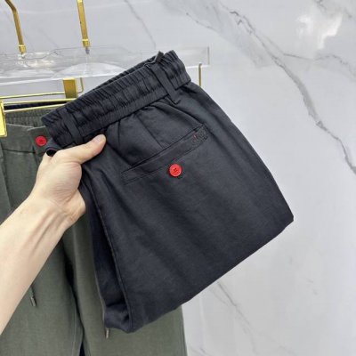 Ki Ton 2550春夏新品系带休闲裤 官网同步发售 裤身工艺设计 进口客供辅料 面料定制 代工厂p出品免检 每个细节做到极致 原版五金配件 潮范十足 三标齐