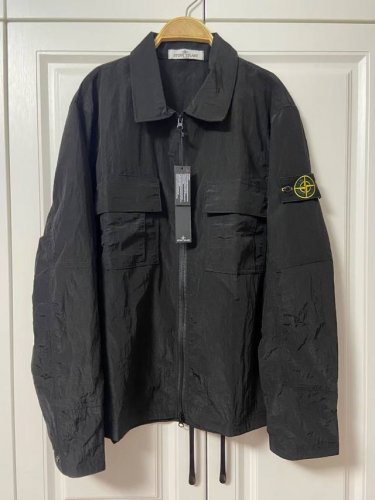 款号Fz030 Stone石头岛Nylon Meatl金属尼龙夹克外套衬衫皮肤衣 定制面料让你舒适爽滑，夏季穿凉爽不闷热，经过了反复打样，确保颜色，版型，辅料及