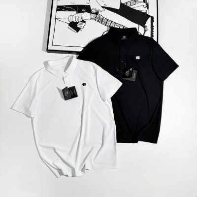 上新80跑量 可隆经典基础款翻领胸标硅胶立体小Logo短袖T恤，夏季Polo衫短袖，商务休闲简约风，上身帅气百搭，夏季必备百搭奢潮单品 高端定制冰蚕丝面料 ，穿