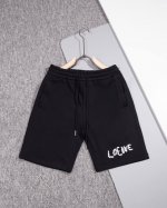 P160Loewe罗意威 新款针织拼色短裤，定制面料，针织工艺刺绣Logo。 版型紧致立体，直条纹拼接，定制裤绳五金质感强，顺滑，上身舒适透气，凹凸有型的立体感