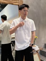 Burberry-巴宝莉 商务休闲通勤款,渠道精品唯美主义的英式裁剪艺术尽显男士魅力风采. 25春夏 专属标识Polo衫短袖T恤 经典的翻领裁剪工艺从未停止.既