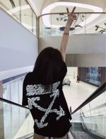 顶级版本上新 O38# -Off-White C O Virgil Ss24重工独家 新款机场胶带封条 标语警戒线印花Ow箭头Virgil Abloh高街复古短