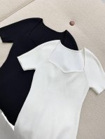 P160桃心领型，整个领子还做了包边设计 25008#