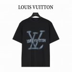 Louis Vuitton 路易威登 25Ss 字母Logo涂鸦手绘短袖T恤 高品质 三标齐全 采用冰丝索罗娜面料！ 前幅手绘工艺 手感非常舒服 Os落肩版型，