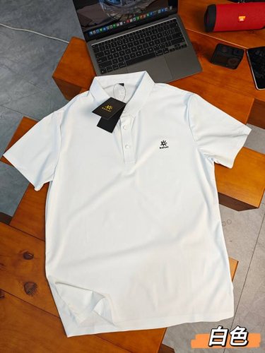 上新 凯乐石冰丝速干无痕夏新款翻领胸标Logo短袖T恤，经典基础款polo衫短袖，商务休闲简约风，上身帅气百搭，夏季必备百搭奢潮单品 高端定制进口冰丝无痕压胶面