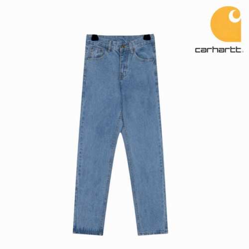 抢Carhartt Wip原单品质 款号：Ht011 上新！Carhartt Wip风美式复古宽松重磅水洗微锥工装牛仔裤，时髦精必备！ 原版定制Logo扣，质感