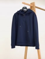 emporio Armani 阿玛尼 2025Ss早春新品 刺绣 偏宽松 连帽卫衣 专柜同款 面料 莫代尔混合面料 S肩宽50胸围112衣长66袖宽11 M肩宽