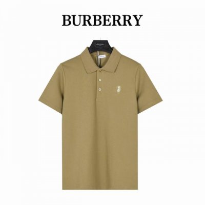Burberry 巴宝莉 25Ss新款盾牌短袖polo衫 原版品质欢迎对比。1:1经典复刻，合身版型polo 衫，选用专柜优质大网眼布珠地棉面料打造，跟市场上小