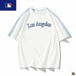 Mlb 独家实拍上新夏季高品质格子拼接字母绣花重磅短袖夏季新款冰感速干宽松休闲T恤潮短袖，本季主打，货源充足，放心主推，高端品质，经典设计，做工出色，经典百搭，