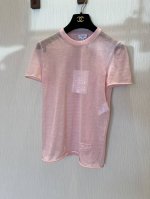 糖果色短袖T恤，马卡龙色系，夏日时髦与舒适的完美结合，面料轻薄微透质感，性感小清新下摆精致贴布绣花简约又不失高级感，版型日常轻松驾驭，三色可选 码数：36-38