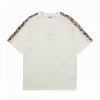 burberry 巴宝莉 格纹织带拼接短袖 尺码：Xs-L