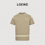 loewe 罗意威 25Ss 编花织带花标刺绣短袖 面料采用320克重精梳棉，定制32支1*1螺纹，成衣两遍水洗处理，面料舒适亲肤无异感，定制定染面料，纺织密度