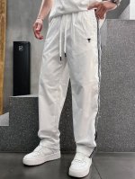 dior 迪奥 2025 春夏新款 时尚休闲裤 上身舒适透气 颜色: 白色 黑色 码数:M-3Xl
