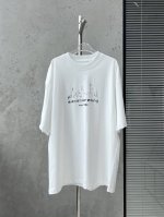 aw* 大王夏季新款出城堡素描印花 素描城堡Logo短袖T恤 基础百搭 宽松的版型对身材包容度很高 size S M L
