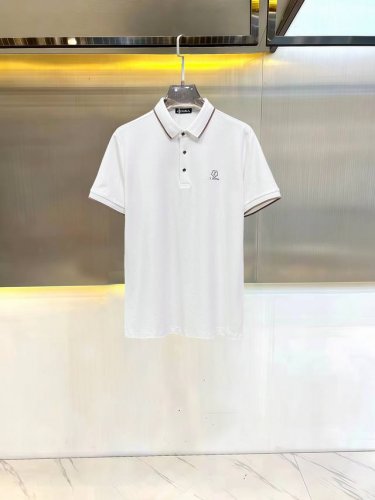 p230 【杰尼亚】2025年夏季男士新款翻领短袖Polo衫，定制面料 透气舒适度高，细节无可挑剔，品牌元素设计理念，体现高品质。手感细腻柔软！呈现休闲裁剪，上