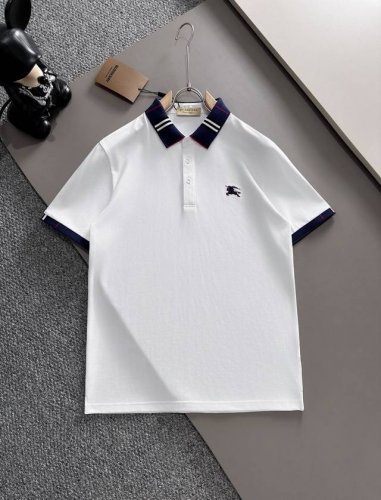 巴宝莉25Ss新款春夏短袖翻领T恤polo，最高版本客供定制高端朱地面料简单时尚款，拼色螺纹超级好看！胸前配色战马经典Logo简单大方的款式！满满的高级感，四季