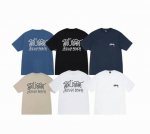 上新款号：S110 Stussy斯图西 Stussy Laguna Beach斯图西短袖男拉古纳海滩草写字母情侣T恤男女潮 原版打造 细节高控 -面料精选220