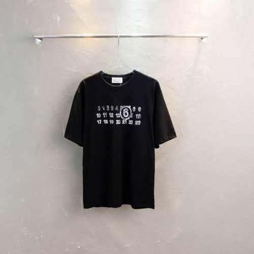 款M85 特价 特价不售后 Maison Margiela 马吉拉 Mm6 新款数字Logo印花短袖T恤 原版面料 官方同款 短袖T恤 定制2 克双纱面料 手感