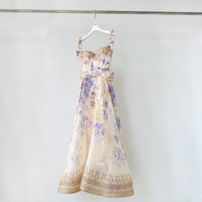 款号：25015 成分：55% Linen 45% Silk 尺寸：0 1 2 3 胸围 腰围 长 Bust Waist Long 0 82 66 118 1