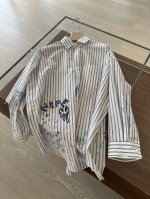 ys｜2025 春夏新款 重工涂鸦大衬衫 炎热天气还可以做防晒 Sml