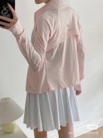Lulu 新款冰丝防晒衣露露 Lululemon原纱小蛮腰冰感防晒衣 女款呀 它简直就是防晒界的翘楚！后背透气设计只需这一件，就能拥有防紫外线、透气等超多实用功