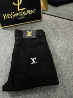 oc-654 Louis Vuitton路易威登Ss春季新品老花满印提花牛仔裤直筒长裤 轻奢主义 男女日常通勤穿搭必备单品 迪奥最新顶级用料超柔高棉水洗牛仔面料
