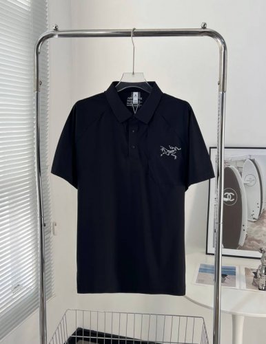 609# Arc'teryx 始祖鸟高档拼接polo衫 高克重面料，面料柔软顺滑，舒适，上身质感超好，夏季首选！臻品级！ 每个男生的衣橱里，必定有一件百穿不厌的