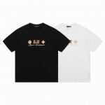1917# 26支270克双纱棉面料 美式字母斜纹布料贴布绣花 尺码S M L Xl