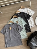 纯原Patagonia巴塔哥尼亚Capilene Cool Daily C1系列速干纯色圆领短袖T恤 客供原厂3.7盎司 ％聚酯纤维，面料采用Heiq Mint