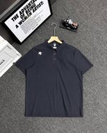 上新 Descente 迪桑特夏季新款 高版本 质量很好 经典翻领胸前硅胶小标男子运动短袖polo衫 进口速干精梳珠地面料冰丝凉感亲肤舒爽 不粘身不黏腻 排汗吸