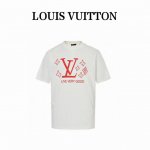 Louis Vuitton 路易威登 25Ss 老花字母Logo发泡印花短袖 面料采用纯棉毛精梳棉面料，对色定染面料，采用进口水浆发泡厚版印花，前幅胸口处Log